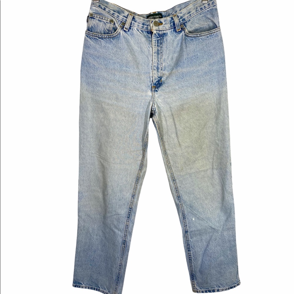Vintage Lauren Ralph Lauren Jeans Womens 12 High Rise Light Wash Mom